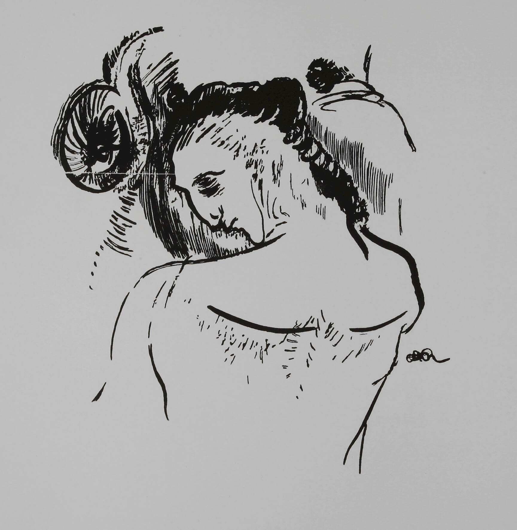 Odilon Redon, "Junger Mann"