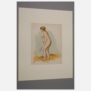 nach August Renoir, "Baigneuse debout"