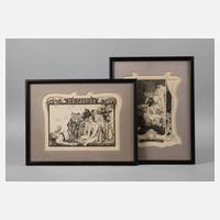 Prof. Franz Stassen, Paar Grafiken111