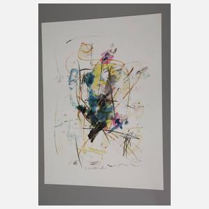 Hans Staudacher, Abstrakte Komposition