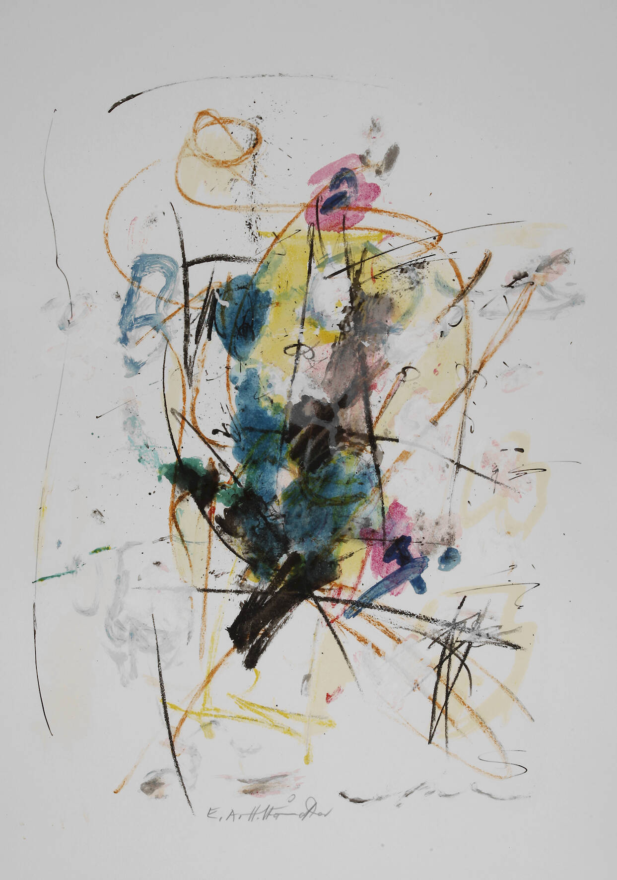 Hans Staudacher, Abstrakte Komposition