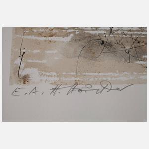 Hans Staudacher, Abstrakte Komposition