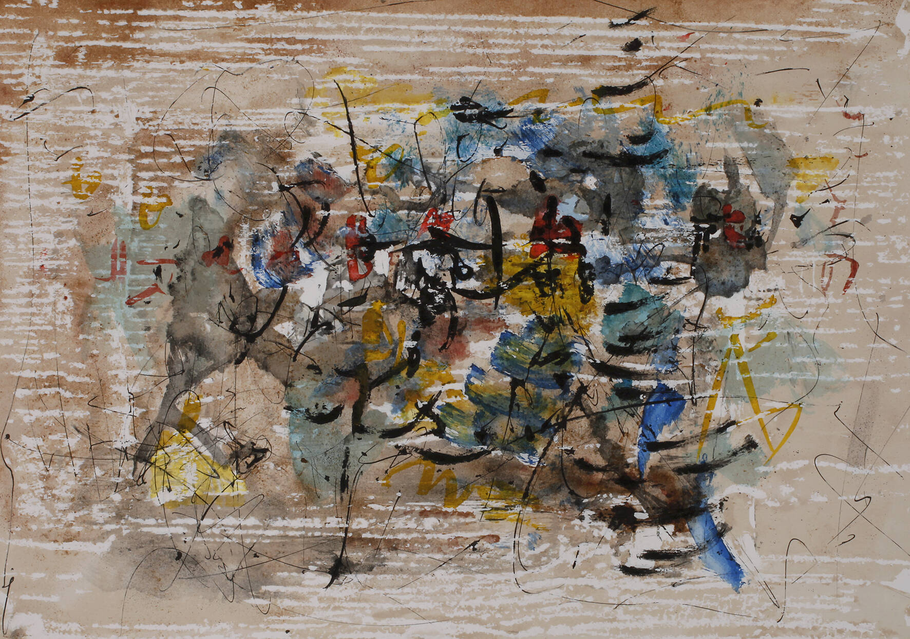 Hans Staudacher, Abstrakte Komposition