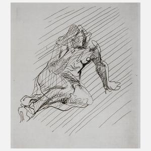 Jaques Villon, Kauernder Akt