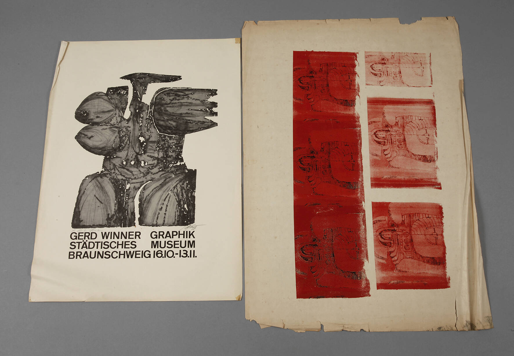 Prof. Gerd Winner, Zwei grafische Arbeiten