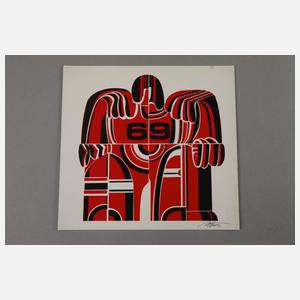 Prof. Gerd Winner, Vier Druckgrafiken