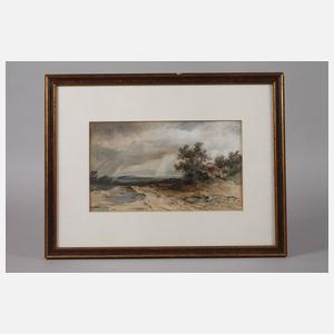 Anton Altmann d. J., Landschaft mit Regenbogen