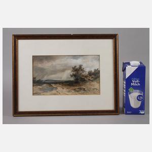 Anton Altmann d. J., Landschaft mit Regenbogen