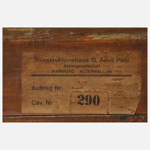 Carl von Binzer, attr., "Viehmarkt bei Orvieto"