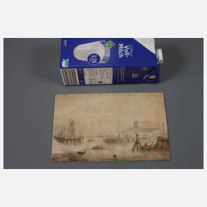 Joseph Bles, attr., Hafenansicht