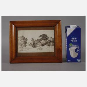 Franz Kobell, attr., Landschaft mit Bäumen