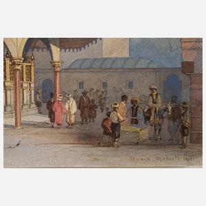 David Roberts attr., Schadirwan vor Hagia Sophia
