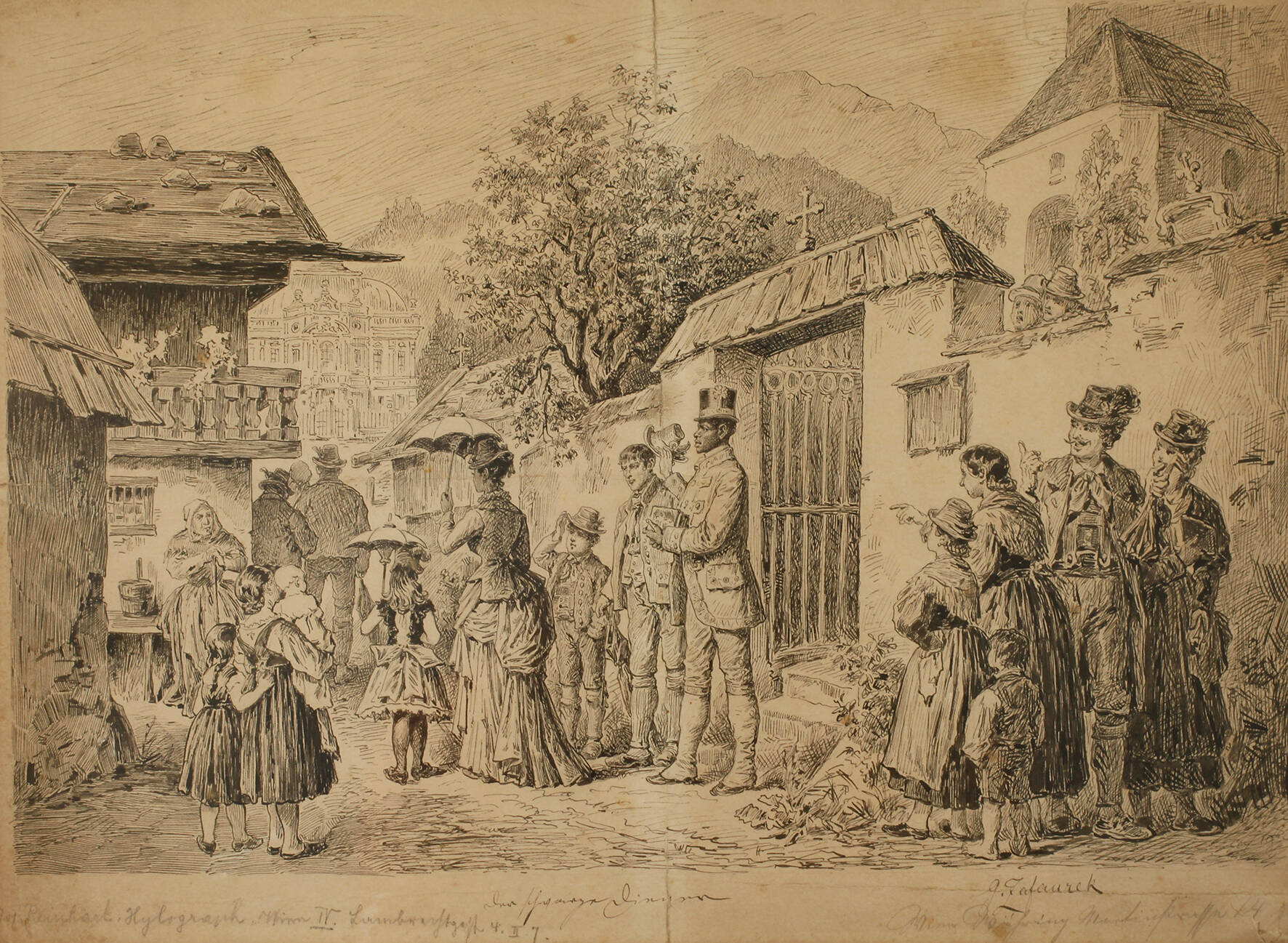 Gustav Zafaurek, "Der schwarze Diener"