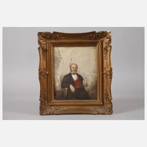 Bildnis eines sitzenden Herren