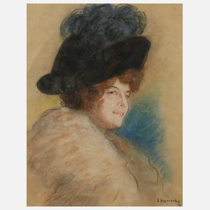 Prof. Josef Dobrowski, Damenportrait