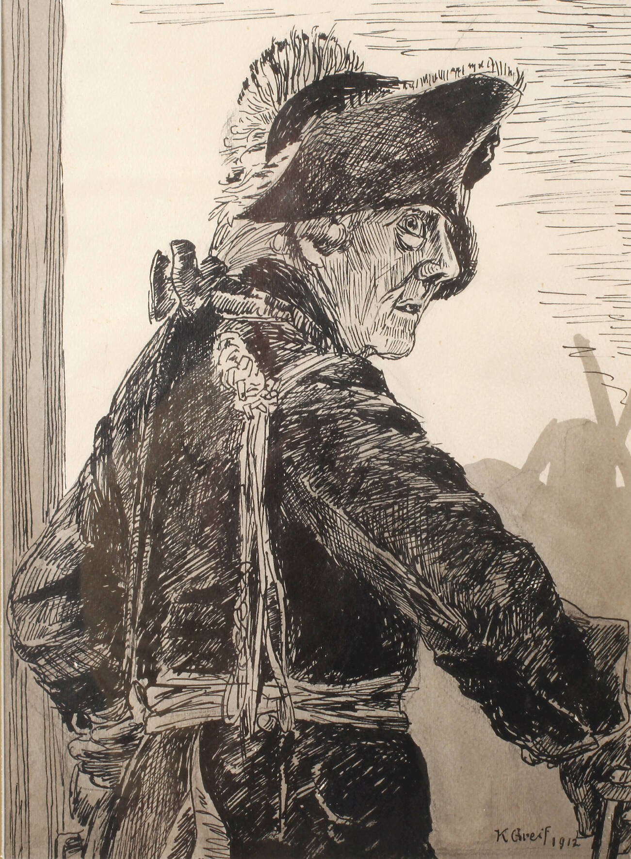 K. Greif, Bildnis Friedrich des Großen