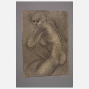 Prof. Kurt Günther, attr., Frauenakt