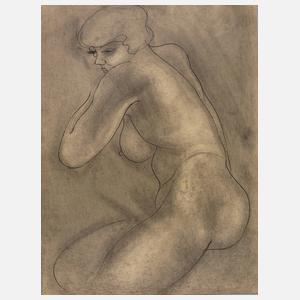 Prof. Kurt Günther, attr., Frauenakt