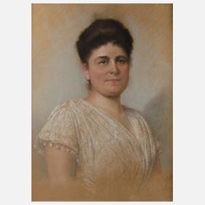 Prof. August Heyn, Damenportrait