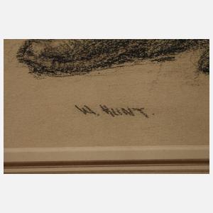 W. Hunt, Sinnender Raucher