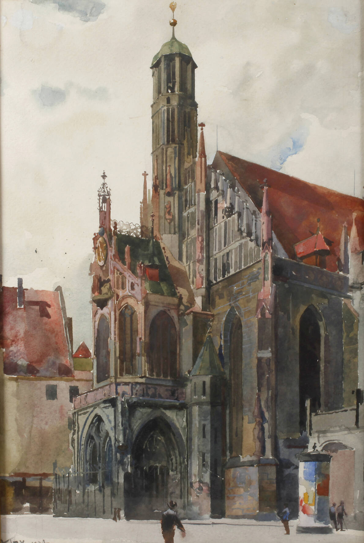 Heinrich Kley, Die Frauenkirche in Nürnberg