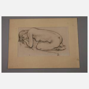 Robert Philippi, Kniender Akt