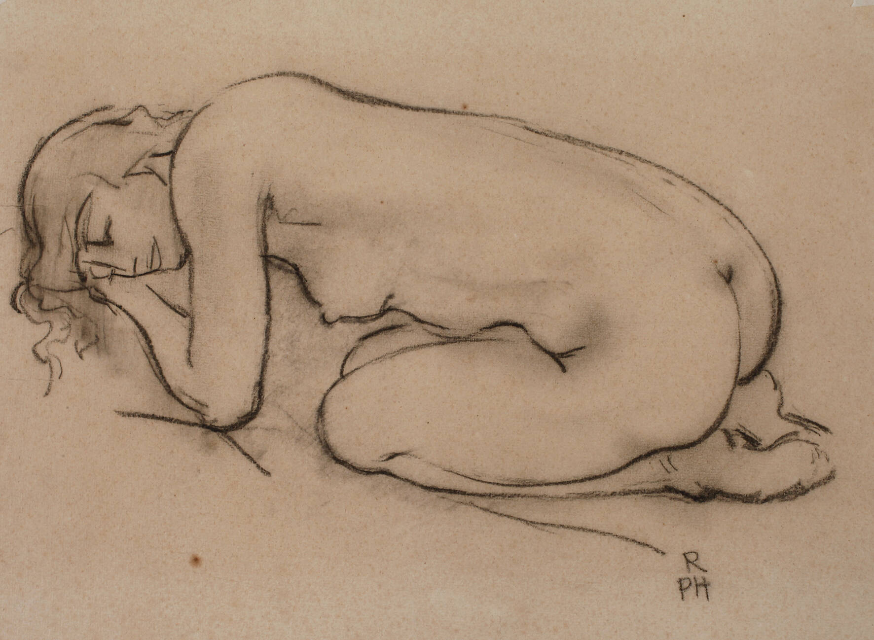 Robert Philippi, Kniender Akt