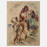 Prof. Josef Plenk, Badende am Meer111