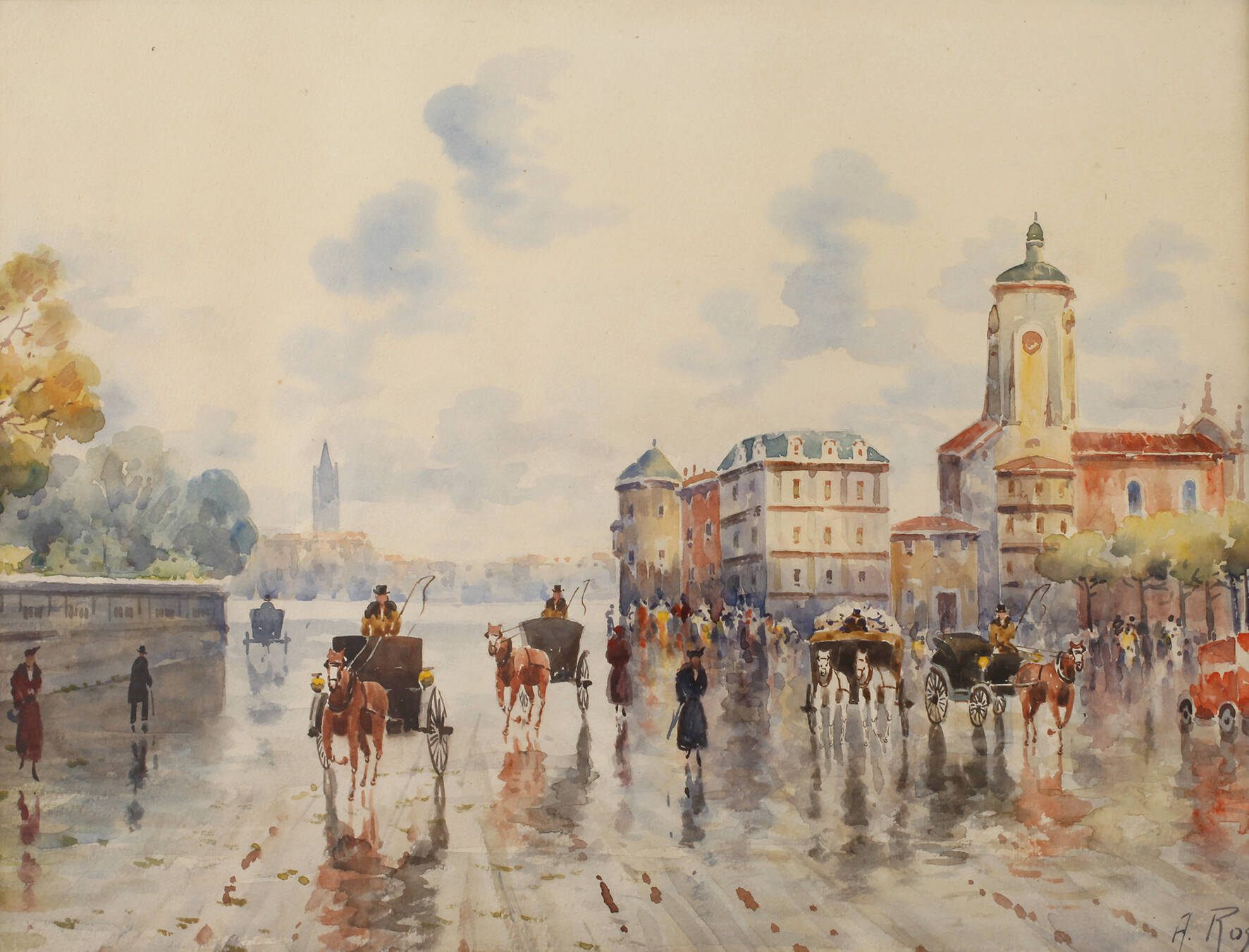 A. Rossi, Stadtansicht