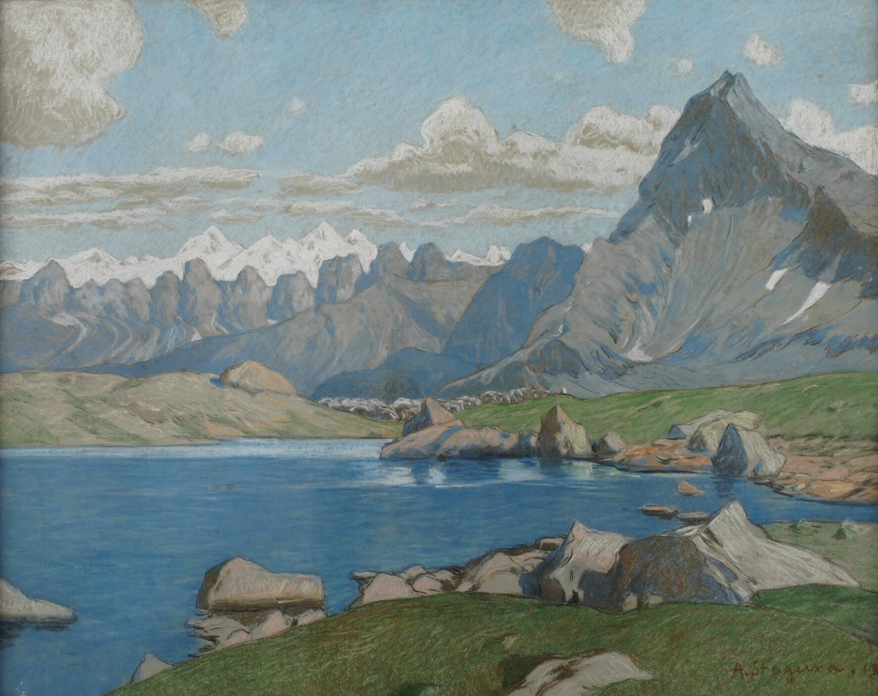 Prof. Albert Stagura, Blick ins Stubaital