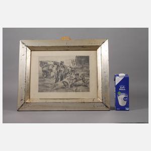 Bei der Arbeitspause