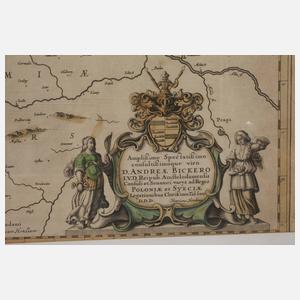 Hendrik Hondius, Karte Gebiet Meißen und Vogtland