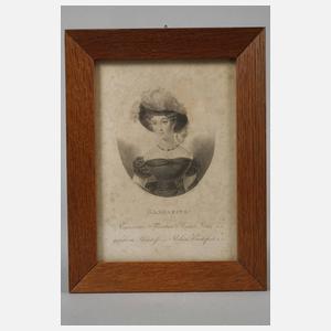 G. Döbler, Portrait Casparine Fürstin von Reuß