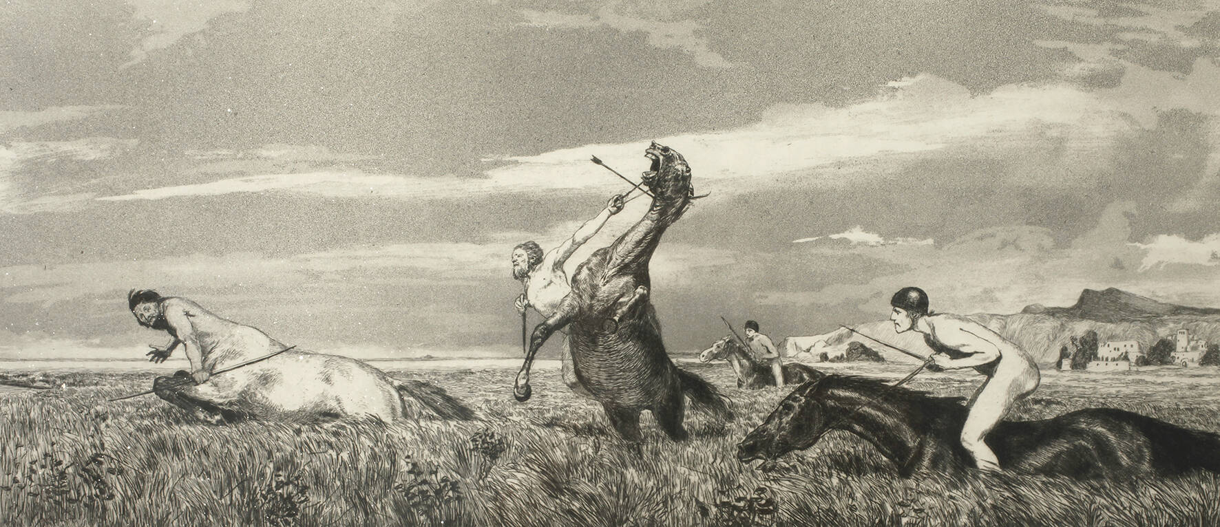 Prof. Max Klinger, "Verfolgter Centaur"