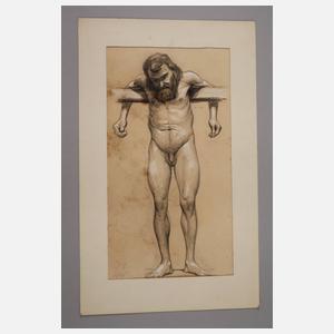 Prof. Sascha Schneider, Aktstudie