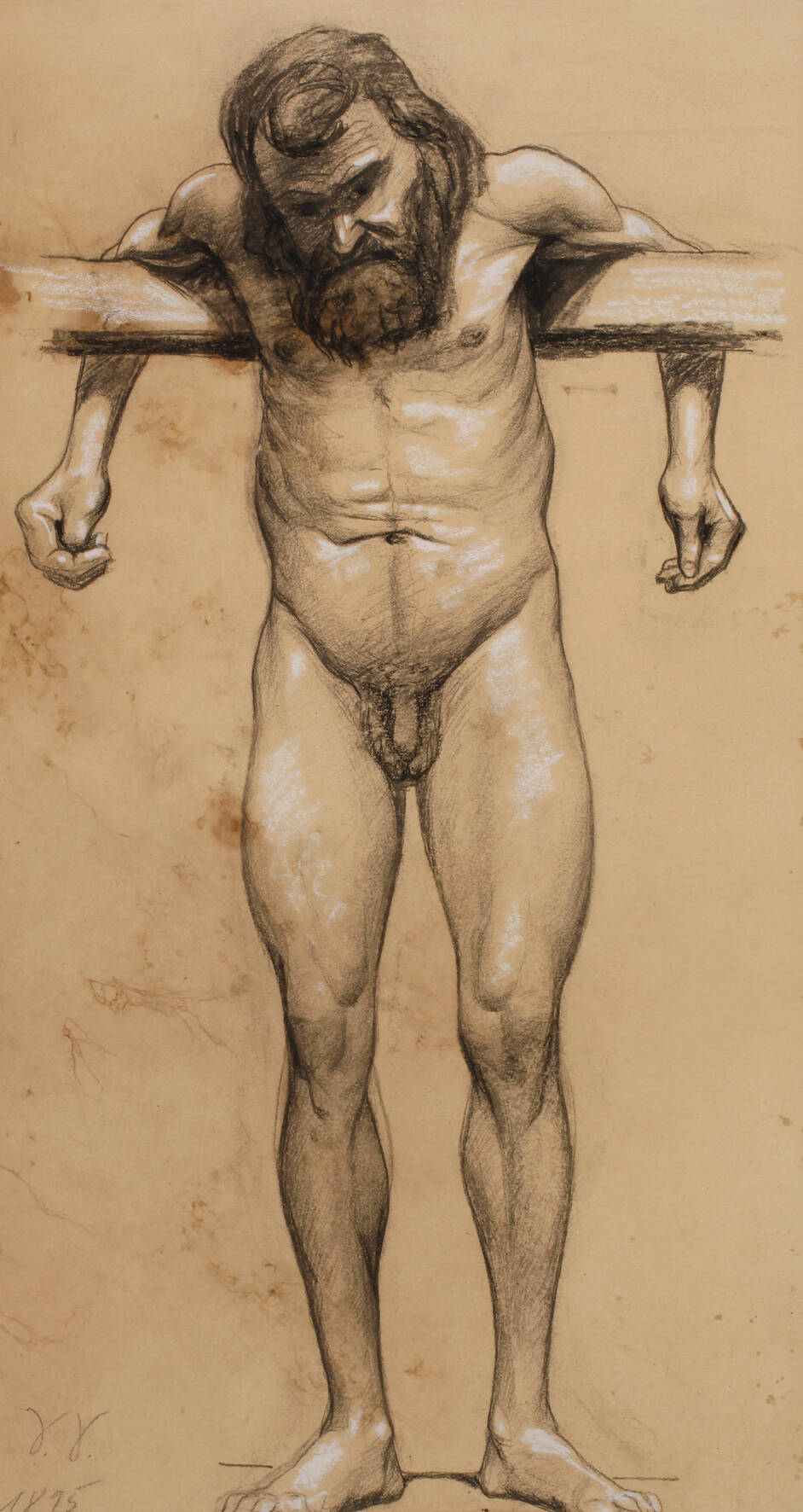 Prof. Sascha Schneider, Aktstudie