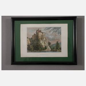 Konvolut Burg- und Schlossansichten Sachsen