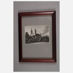 Konvolut Burg- und Schlossansichten Sachsen