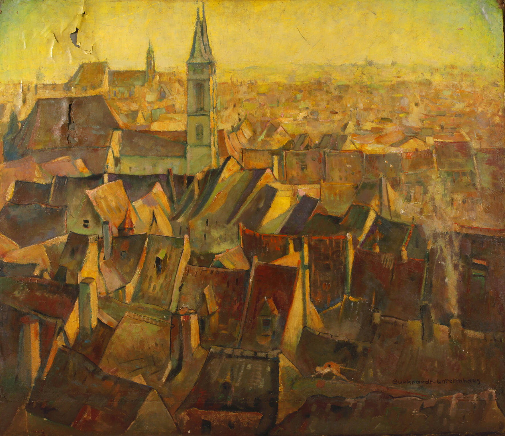 Richard Burkhardt-Untermhaus, "Nürnberg im Sommer"