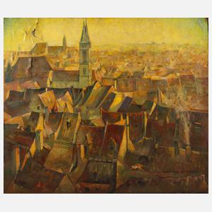 Richard Burkhardt-Untermhaus, "Nürnberg im Sommer"