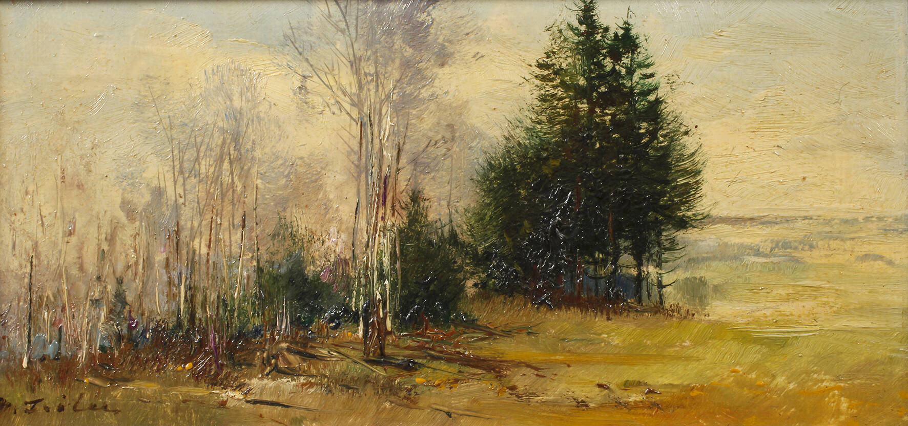 Manfred Feiler, Kleine Frühlingslandschaft