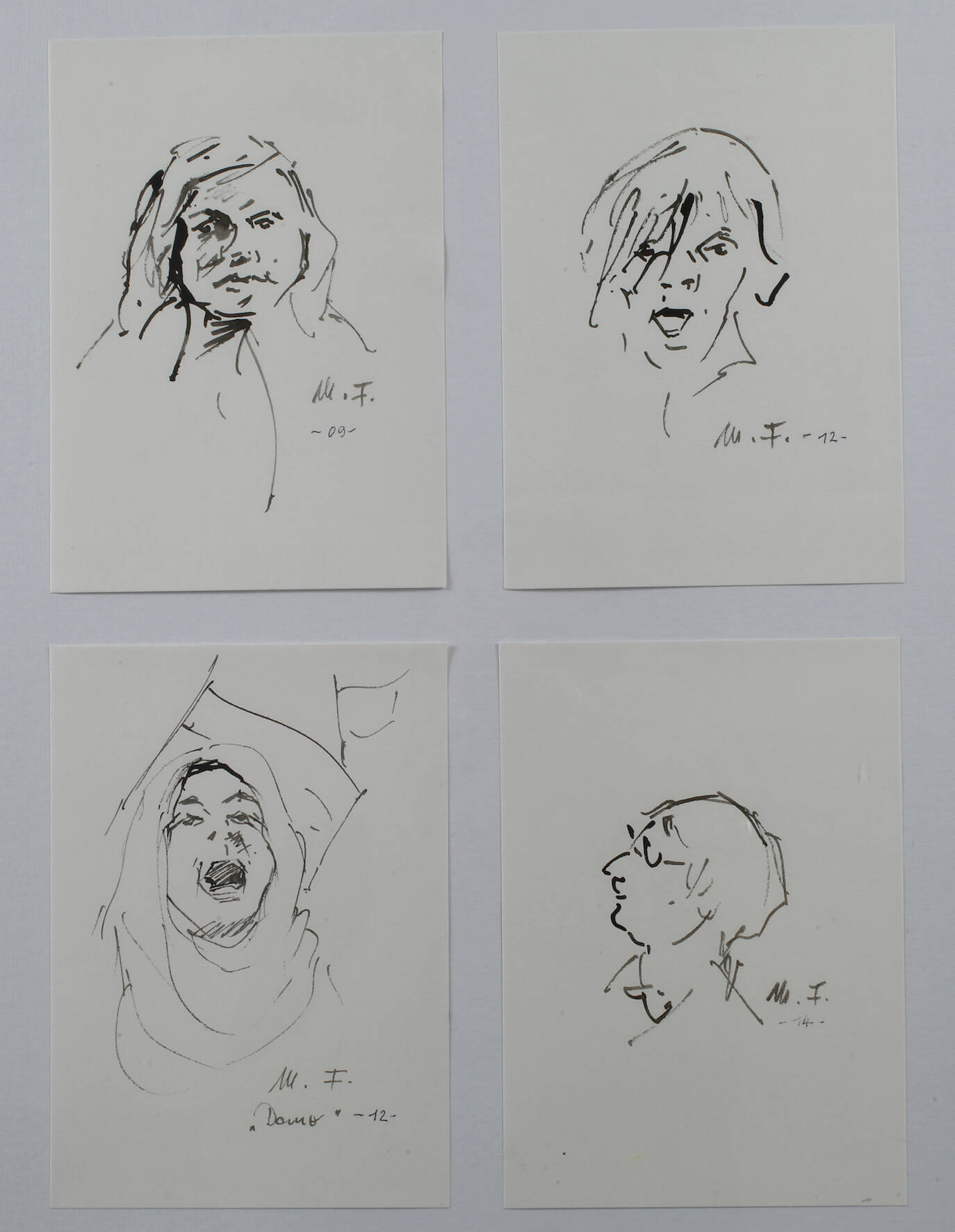 Manfred Feiler, Vier Portraitstudien