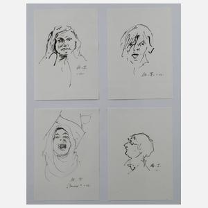 Manfred Feiler, Vier Portraitstudien