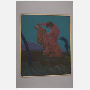 Walther Gasch,Thor im Kampf mit dem Fenriswolf