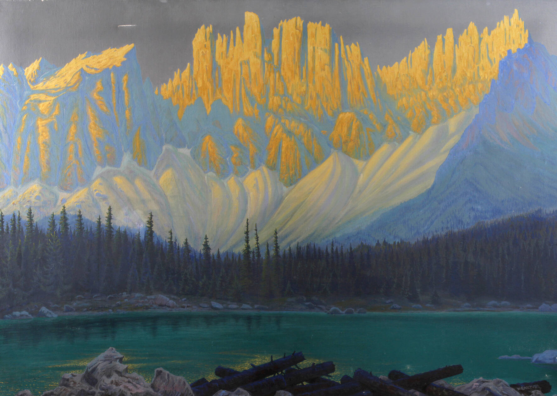 Walther Gasch, "Latemar und Karersee"