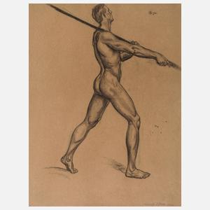 Walther Gasch, Männerakt