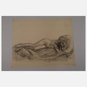 Walther Gasch, Liegender Damenakt