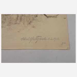 Walther Gasch, Liegender Damenakt