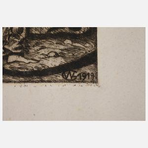 Walther Gasch, Paar Radierungen