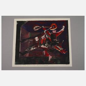 Helmut Gebhardt, "Tanzende mit Instrument"